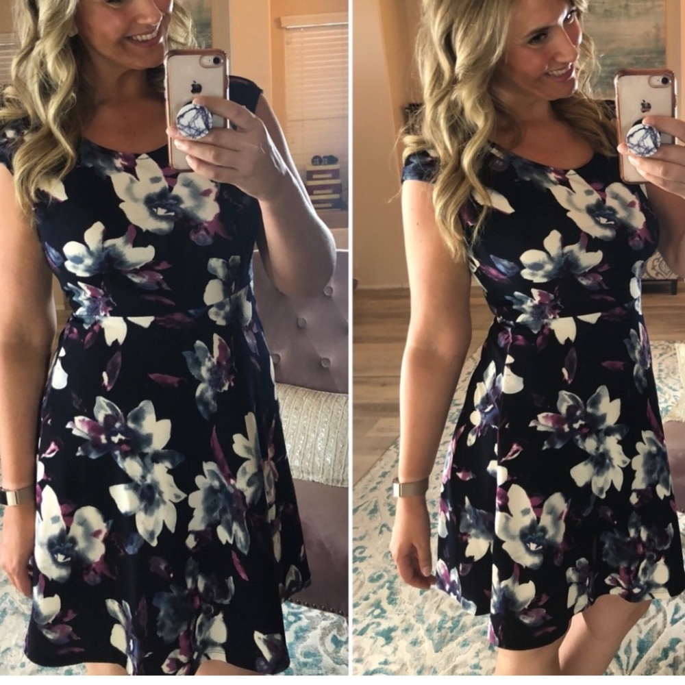 LAST 1⚠️ Lovely A-Line Flowered Dress, BRAND NEW,✔️ - Picture 3 of 6